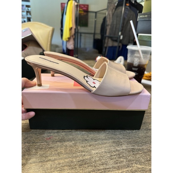 KATE SPADE New York Women's Size 7 Savvi Heeled Sandal, Tusk NEW - Picture 4 of 14